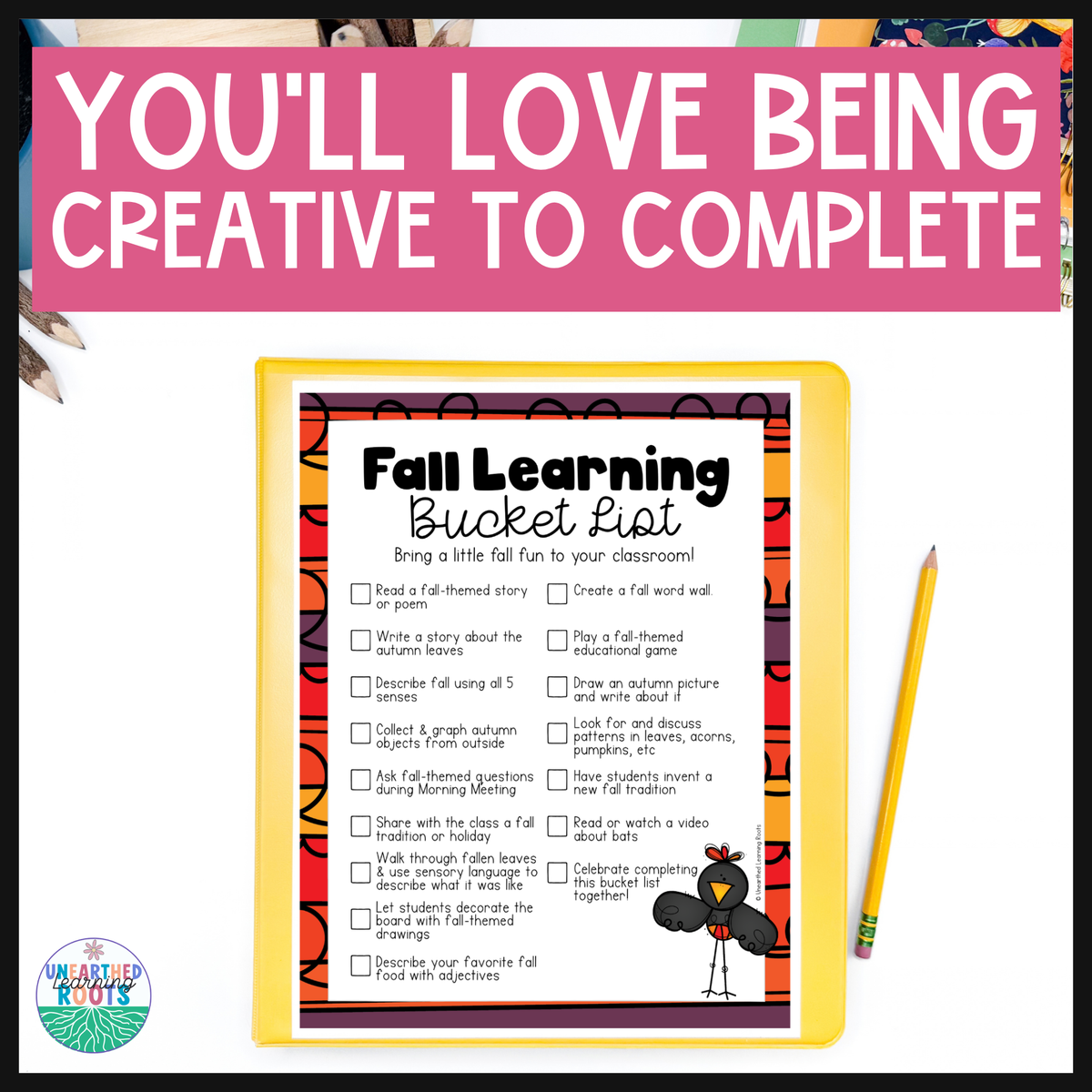 Fall Learning Bucket List for Elementary Educators