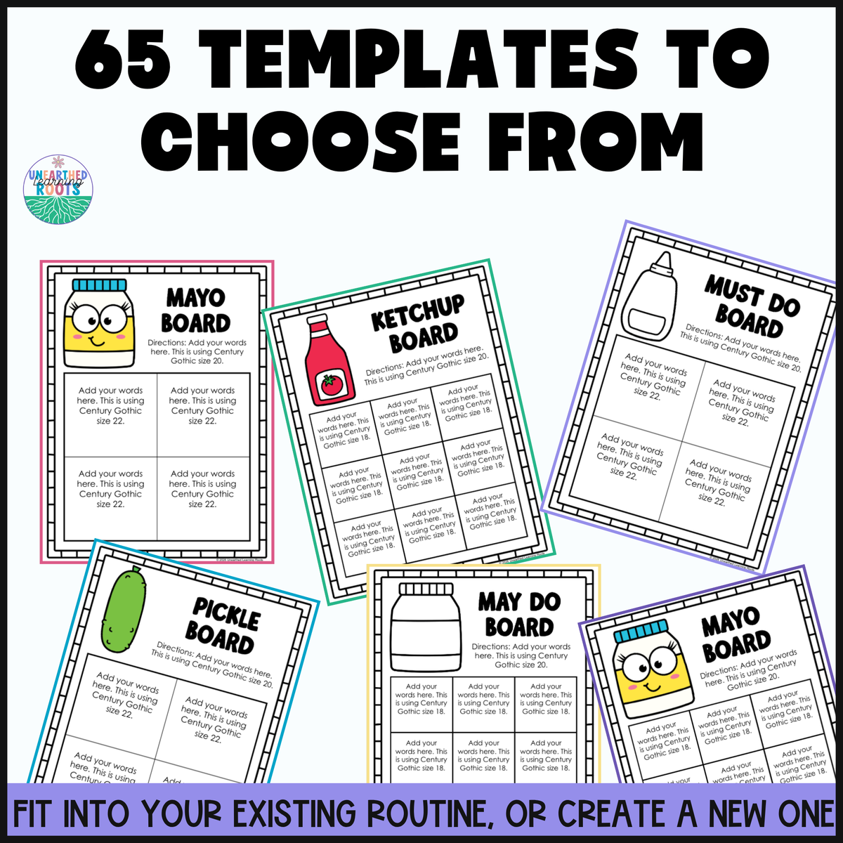 Editable Choice Board Templates | Early Finishers Must Do May Do Activities
