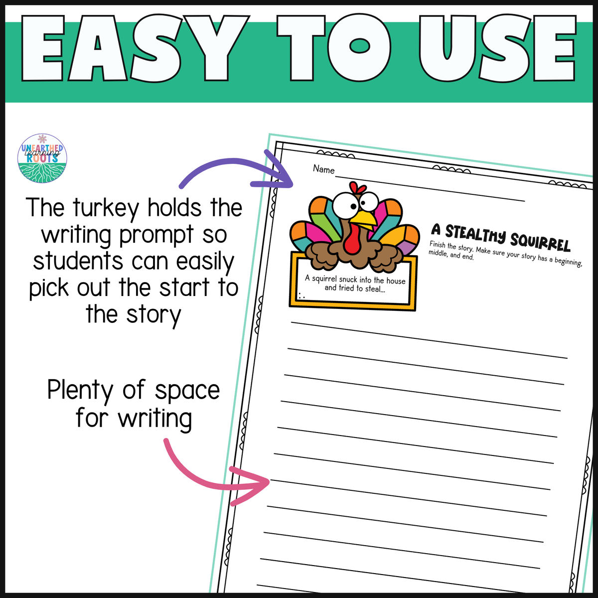 Thanksgiving Finish the Story | Creative Writing Story Starters