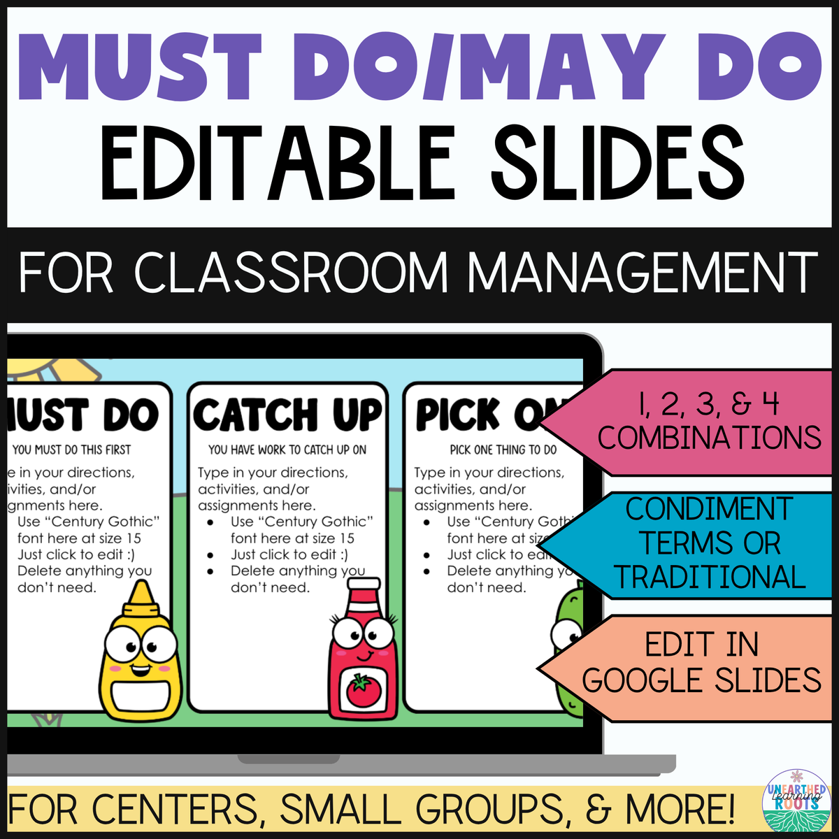 Must Do May Do Slides | Editable Daily Slides for Classroom Routines