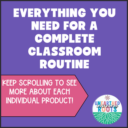 Must Do May Do Classroom Management Bundle | Labels, Slides, & Choice Boards